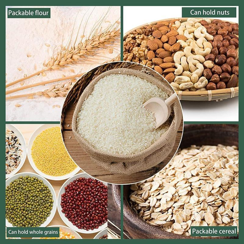 Tiktokshopblackfriday 2.5 L Cereal Moisture Resistant Ziploc Bags Reusable Washable Airtight Clear Suction Bags for Standing Food Storage Odor Resistant Containers Bpa-Free Plastic Kitchen Utensils