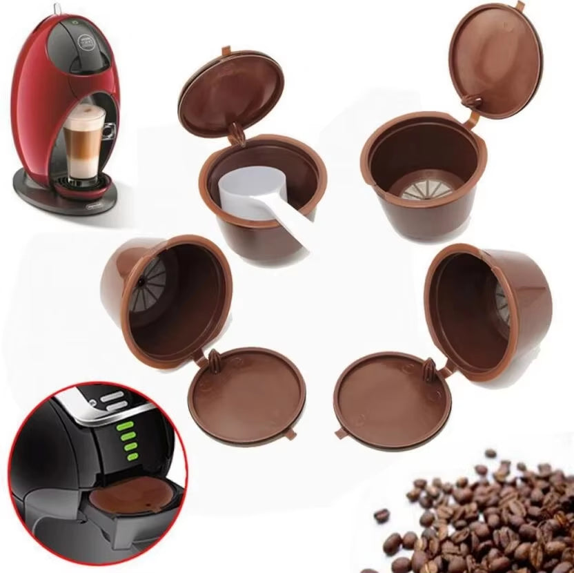 1PCS Coffee Machine Reusable Capsule Coffee Cup Filter for Nescafe Refillable Coffee Cup Holder Pod Strainer for Dolce Gusto